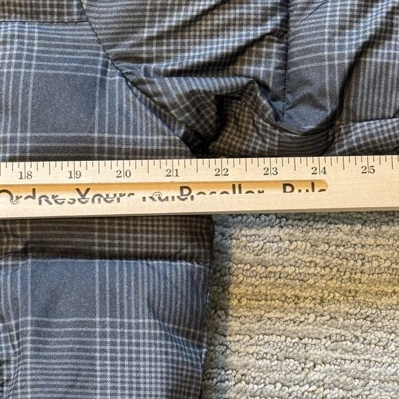 Columbia Jacket Mens Small Pike Lake Gray Plaid Lightweight Puffer Omni Heat - Picture 5 of 11